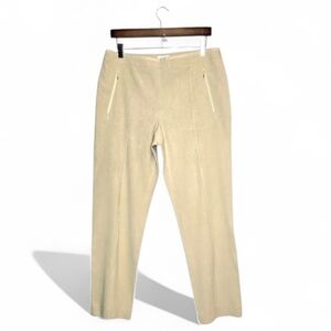 Per Se by Carlisle linen blend pants, Khaki, Size 12.